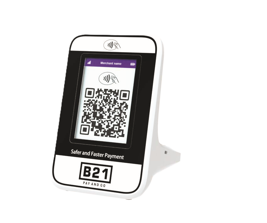 B21 QR Code POS Device - Advanced payment terminal with NFC and QR code scanning capabilities